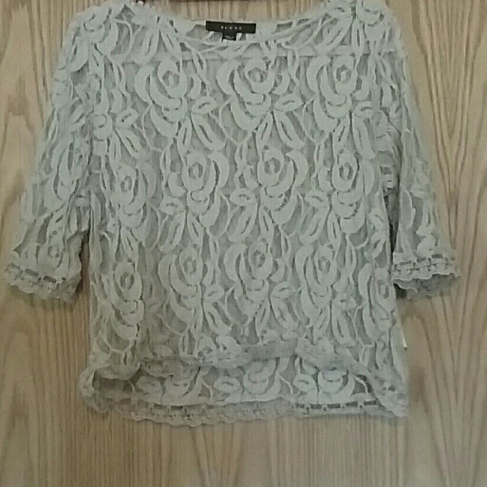 Lace crop top